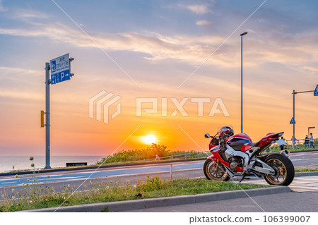Yuhi Motorcycle Honda CBR1000RR SP2 Roadside Station Ishikari Air Road Atsuta Ishikari City Air Road Park Yuhi Motorcycle Honda CBR1000RR SP2 Roadside Station Ishikari Air Road Atsuta Ishikari City Air Road Park 106399007