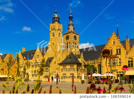 Market Square of Belgian city of Diksmuide Market Square of Belgian city of Diksmuide 106399014