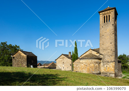 Stone Church of San Pedro in Larrede, part of Serrablo Churches Route Stone Church of San Pedro in Larrede, part of Serrablo Churches Route 106399070