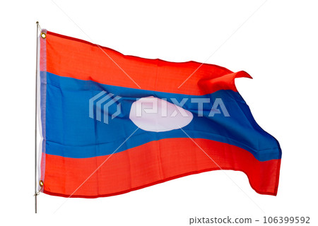 Flag of the Laos Flag of the Laos 106399592