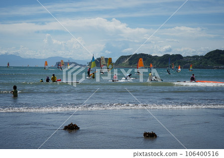 炎熱的材木座海岸 炎熱的材木座海岸 106400516