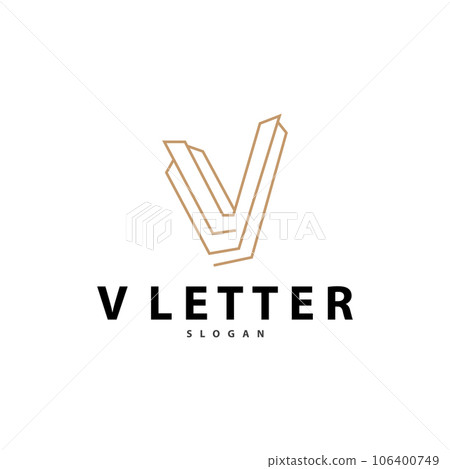 Minimal Initial V Letter Logo, Modern And Luxury Icon Vector Template Element Minimal Initial V Letter Logo, Modern And Luxury Icon Vector Template Element 106400749