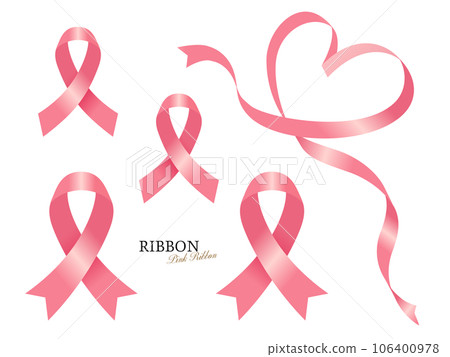 粉紅絲帶 經典粉紅絲帶插畫 粉紅絲帶 經典粉紅絲帶插畫 106400978