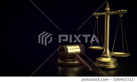 The Hammer and Libra for law and justice...-插圖素材 [106403311] - PIXTA圖庫