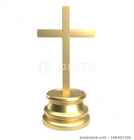 The cross for religion concept 3d rendering The cross for religion concept 3d rendering 106403380