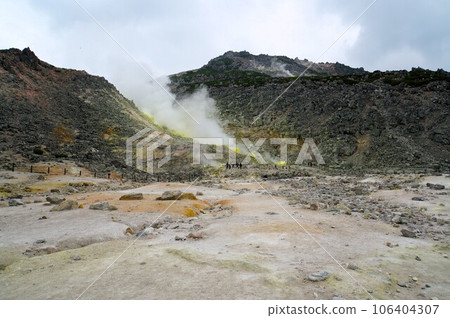 北海道阿寒國立公園硫磺山風景 北海道阿寒國立公園硫磺山風景 106404307