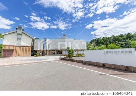 新潟縣上越市上越市歷史博物館在陽光明媚的天氣 新潟縣上越市上越市歷史博物館在陽光明媚的天氣 106404341