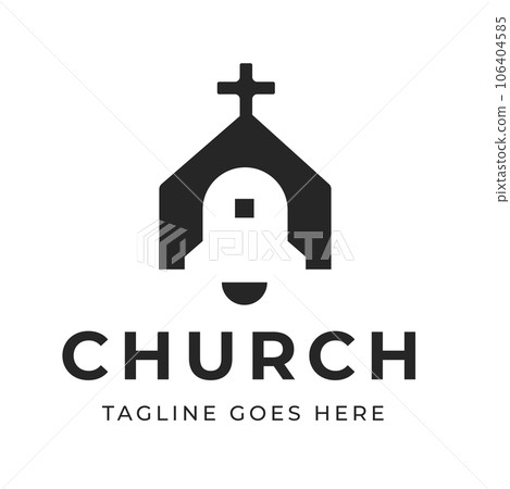 Christian Gospel Jesus Cross Church Bell with Holy Cross Symbol Logo design Christian Gospel Jesus Cross Church Bell with Holy Cross Symbol Logo design 106404585