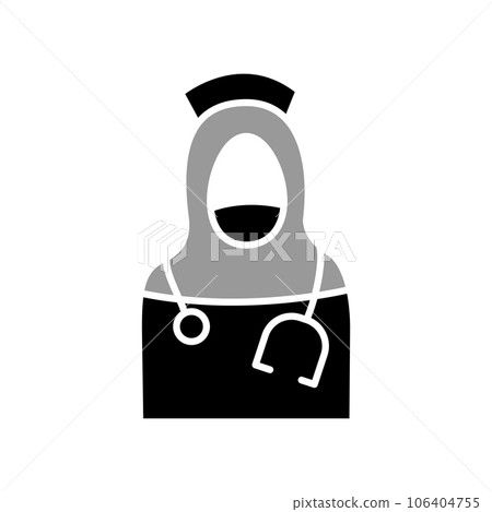 Illustration Vector graphic of Nurse icon Illustration Vector graphic of Nurse icon 106404755