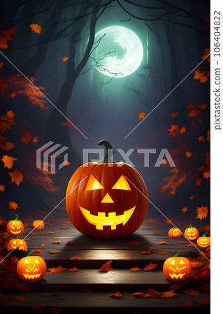 Halloween graphic design featuring a striking combination Halloween graphic design featuring a striking combination 106404822