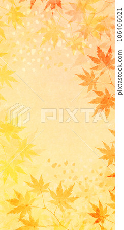 Autumn autumn leaves Japanese style background 106406021