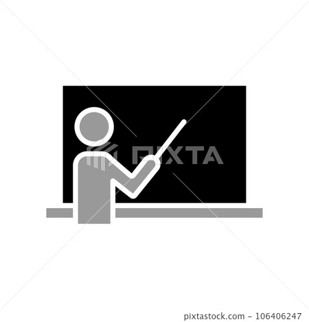 Illustration Vector graphic of Teacher icon template Illustration Vector graphic of Teacher icon template 106406247