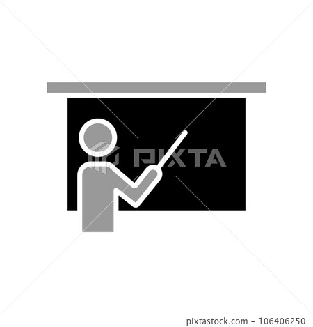 Illustration Vector graphic of Teacher icon template Illustration Vector graphic of Teacher icon template 106406250