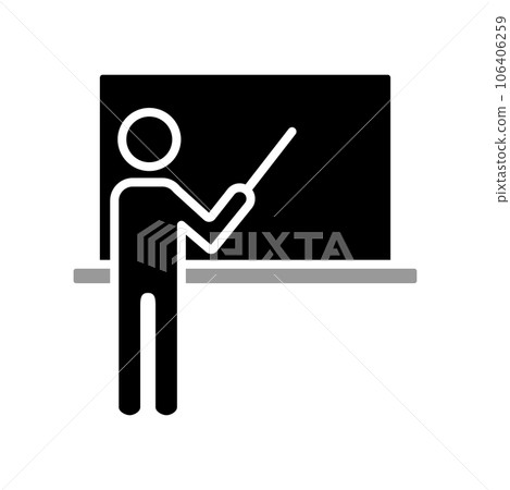 Illustration Vector graphic of Teacher icon template Illustration Vector graphic of Teacher icon template 106406259