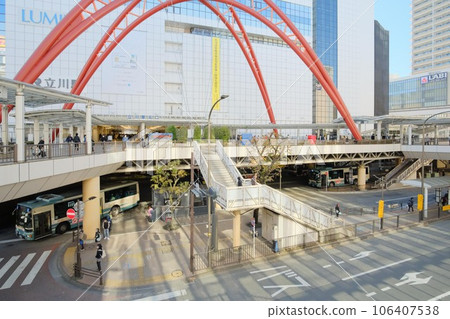 Tachikawa Station North Exit Rotary 106407538