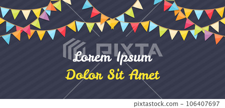 Background with Bunting Background with Bunting 106407697