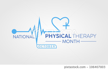 National Physical Therapy Month Recognizes Expertise, Rehabilitation, and Holistic Health Practices. Well-Being Vector Illustration Template. 106407803