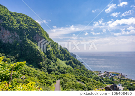Cape Ofuyu Columnar Joint Ofuyu Fishing Port 106408490