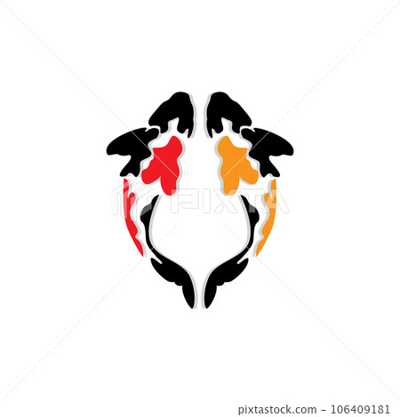Koi Fish Logo Design, Chinese Lucky And Triumph Ornamental Fish Vector, Company Brand Gold Fish Icon 106409181