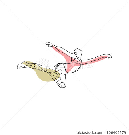 Pilates sitting pose logo icon symbol a calming yoga exercise that moves the whole body 106409579