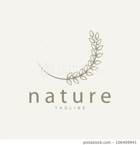 Rice Logo, Farm Wheat Logo Design, Vector Symbol Icon Graphic Illustration Rice Logo, Farm Wheat Logo Design, Vector Symbol Icon Graphic Illustration 106409941