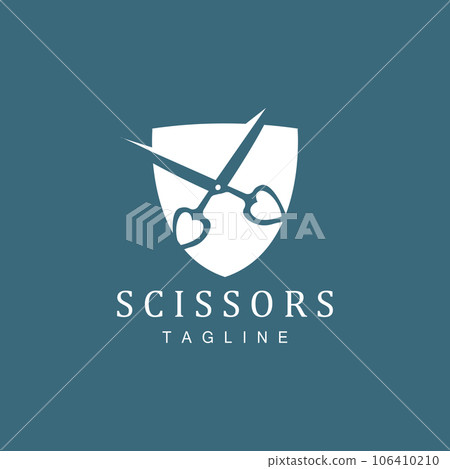 Scissors Logo, Shaver Vector, Simple Barber Shop Design, Icon, Background, Symbol, Template Scissors Logo, Shaver Vector, Simple Barber Shop Design, Icon, Background, Symbol, Template 106410210