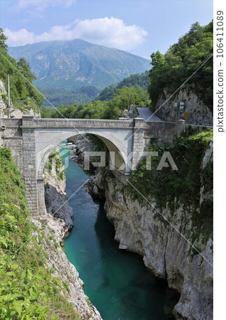 Slovenia, Kobarid, Napoleon Bridge 106411089