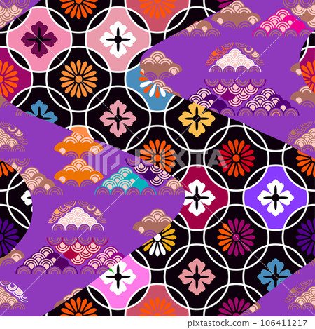 Japanese wave pattern 32 106411217