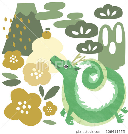 Japanese and dragon green Japanese and dragon green 106411555