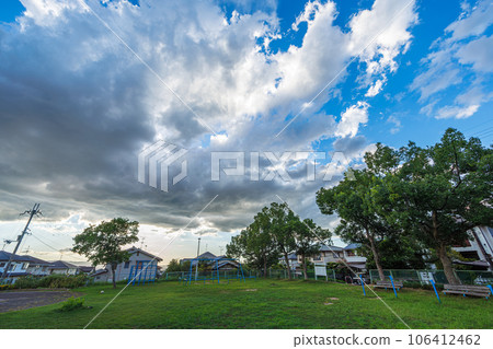 2023年奈良市的夏日天空 雄偉的夏日雲彩鋪滿公園② 106412462