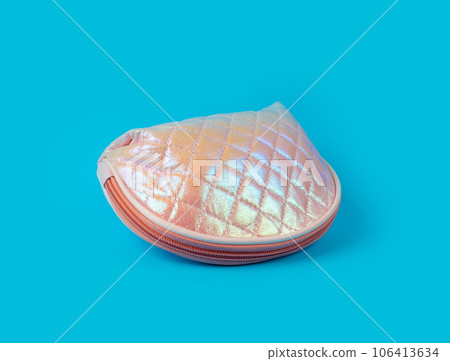 Cosmetic Bag, Pink Makeup Case, Cosmetics Pouch, Fashionable Clutch, Closed Female Purse 106413634