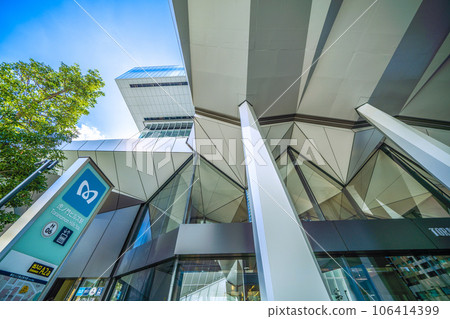 Tokyo cityscape in Japan Toranomon Hills Station Tower (Toranomon Hills Station) opened on October 6 = August 25 106414399