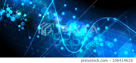Technology abstract futuristic background for internet business. Big data concept. Technology abstract futuristic background for internet business. Big data concept. 106414628