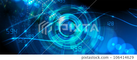 Technology abstract futuristic background for internet business. Big data concept. Technology abstract futuristic background for internet business. Big data concept. 106414629