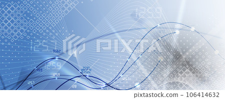 Technology abstract futuristic background for internet business. Big data concept. Technology abstract futuristic background for internet business. Big data concept. 106414632
