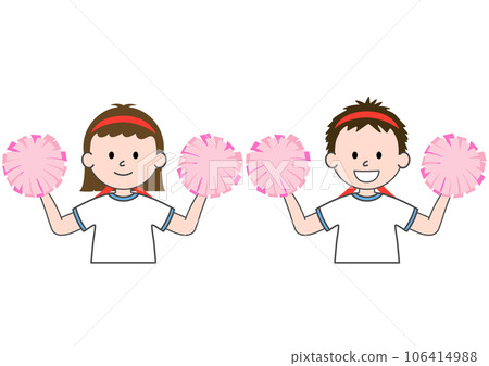 運動會加油插畫 106414988