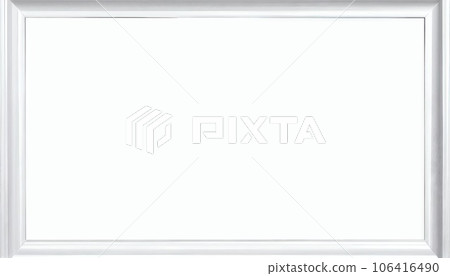 White Frame, Realistic Square Frames, White Blank Picture Mockup Template, Abstract Generative AI Illustration 106416490