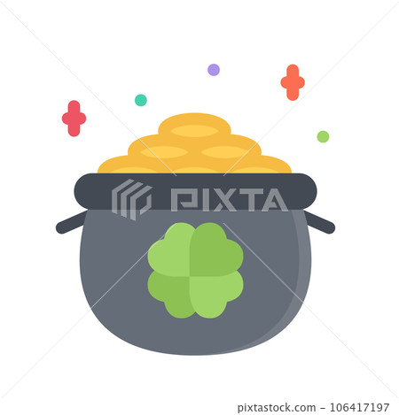 design vector image icons pot leprechaun design vector image icons pot leprechaun 106417197