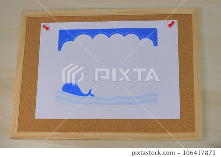 Cork board messages Cork board messages 106417871