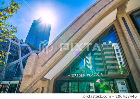 日本東京城市景觀 新開放的神谷町站入口和新景點、麻布台之丘等景觀。 106418440