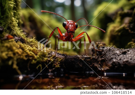 Forest ant close-up. 106418514