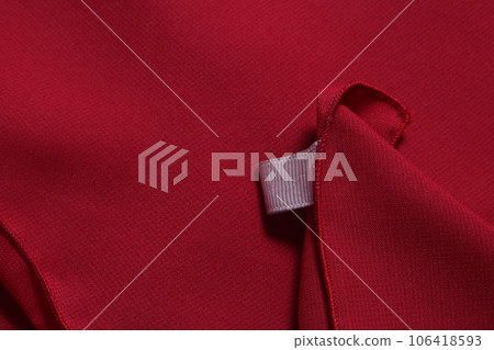 Piece of luxurious red satin fabric suitable for a textured background Piece of luxurious red satin fabric suitable for a textured background 106418593