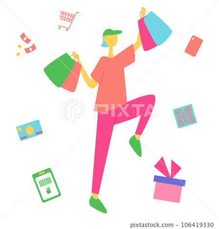 Men who enjoy shopping 106419330