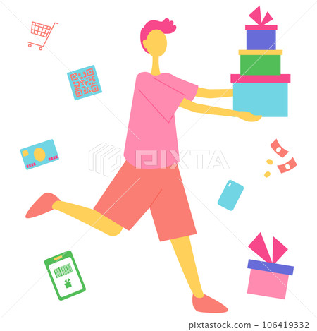 Men who enjoy shopping 106419332