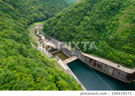 廣島縣山形郡安藝太田町的厚井水庫 廣島縣山形郡安藝太田町的厚井水庫 106419571