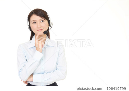 有思想的女接線員 有思想的女接線員 106419799