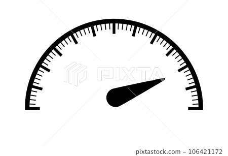 tachometer measure , speedometer and indicator icon. 106421172