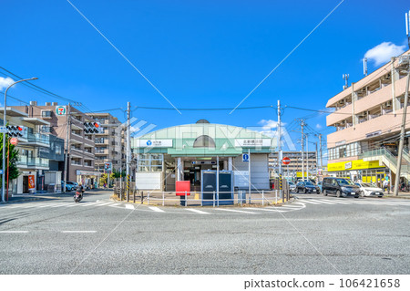 神奈川縣橫濱市北新橫濱站的城市景觀 神奈川縣橫濱市北新橫濱站的城市景觀 106421658