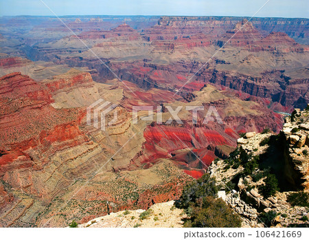 Blue Sky Day At The Grand Canyon Arizona on film 106421669