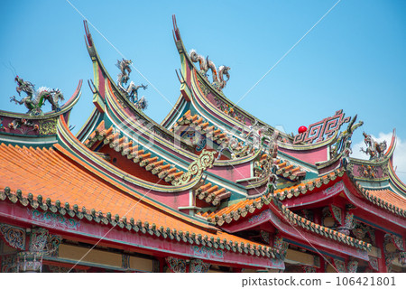 Beautiful scenery of Xingtian Temple in Taipei 106421801